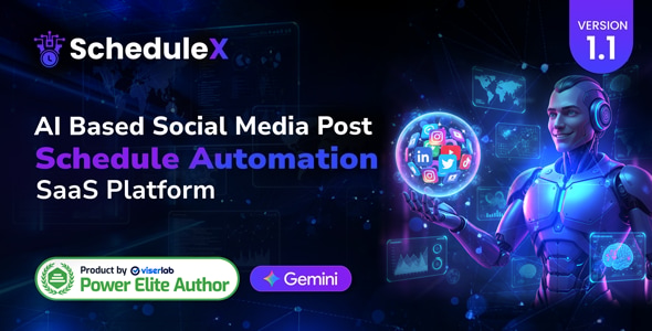 ScheduleX - AI Powered Social Media Post Schedule Automation | SaaS …